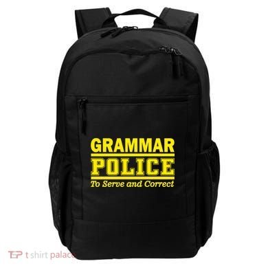 Grammar Police To Serve and Correct Backpack