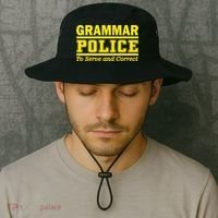 Grammar Police To Serve and Correct Bucket Hat thumb 2