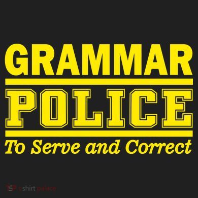 Grammar Police To Serve and Correct 12oz Stainless Steel Coffee Mug