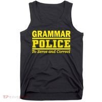 Grammar Police To Serve and Correct Tank Top thumb 0