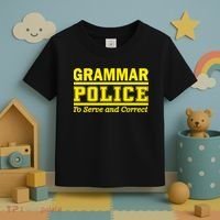 Grammar Police To Serve and Correct Toddler T-Shirt thumb 3