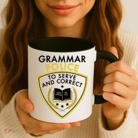Grammar Police To Serve And Correct Funny Coffee Mug thumb 3