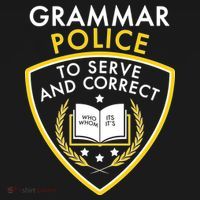Grammar Police To Serve And Correct Funny Pajama Set thumb 2