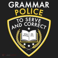 Grammar Police To Serve And Correct Funny Hat thumb 2