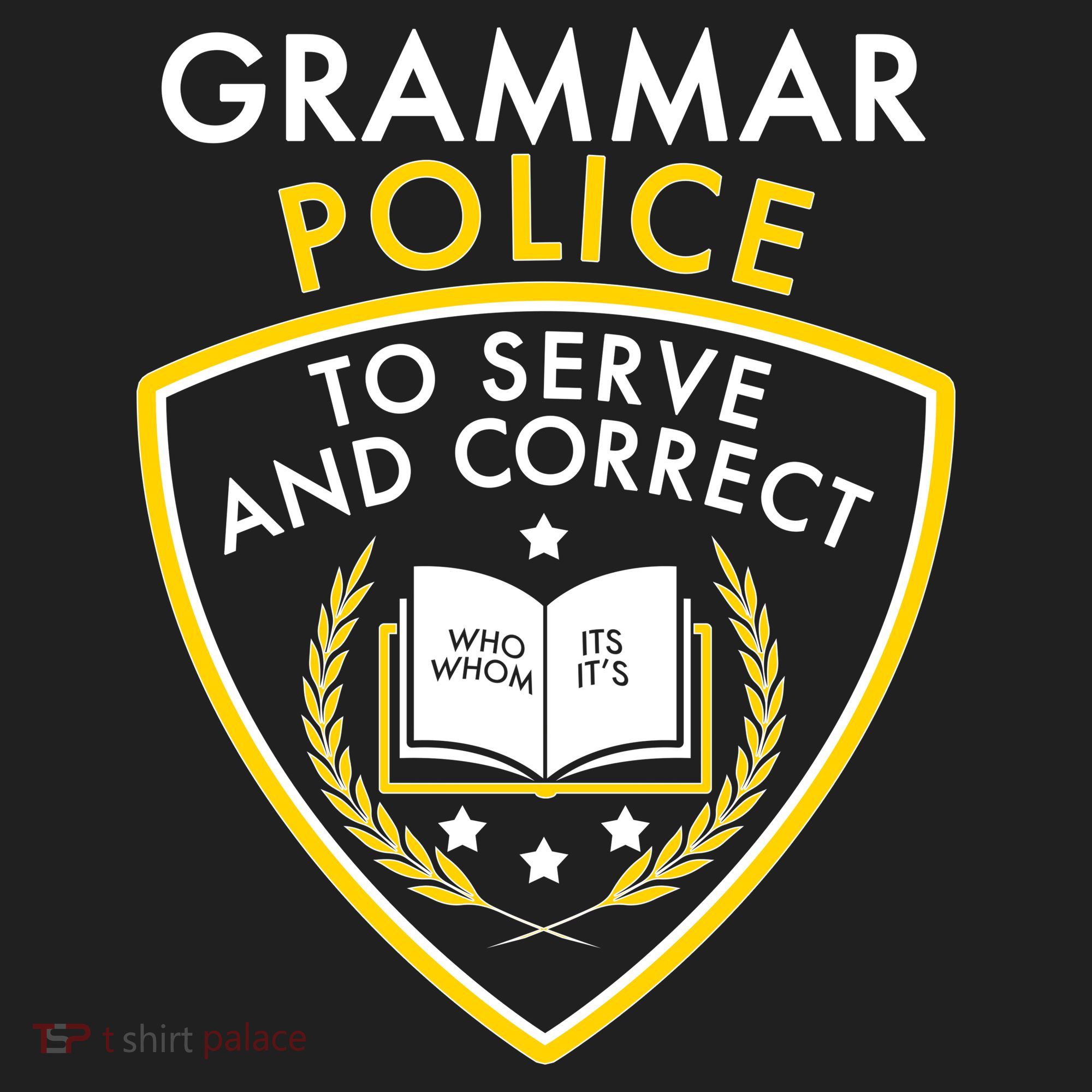Grammar Police To Serve And Correct Funny Golf Towel