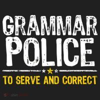 Grammar Police To Serve And Correct Funny Meme Beanie thumb 2