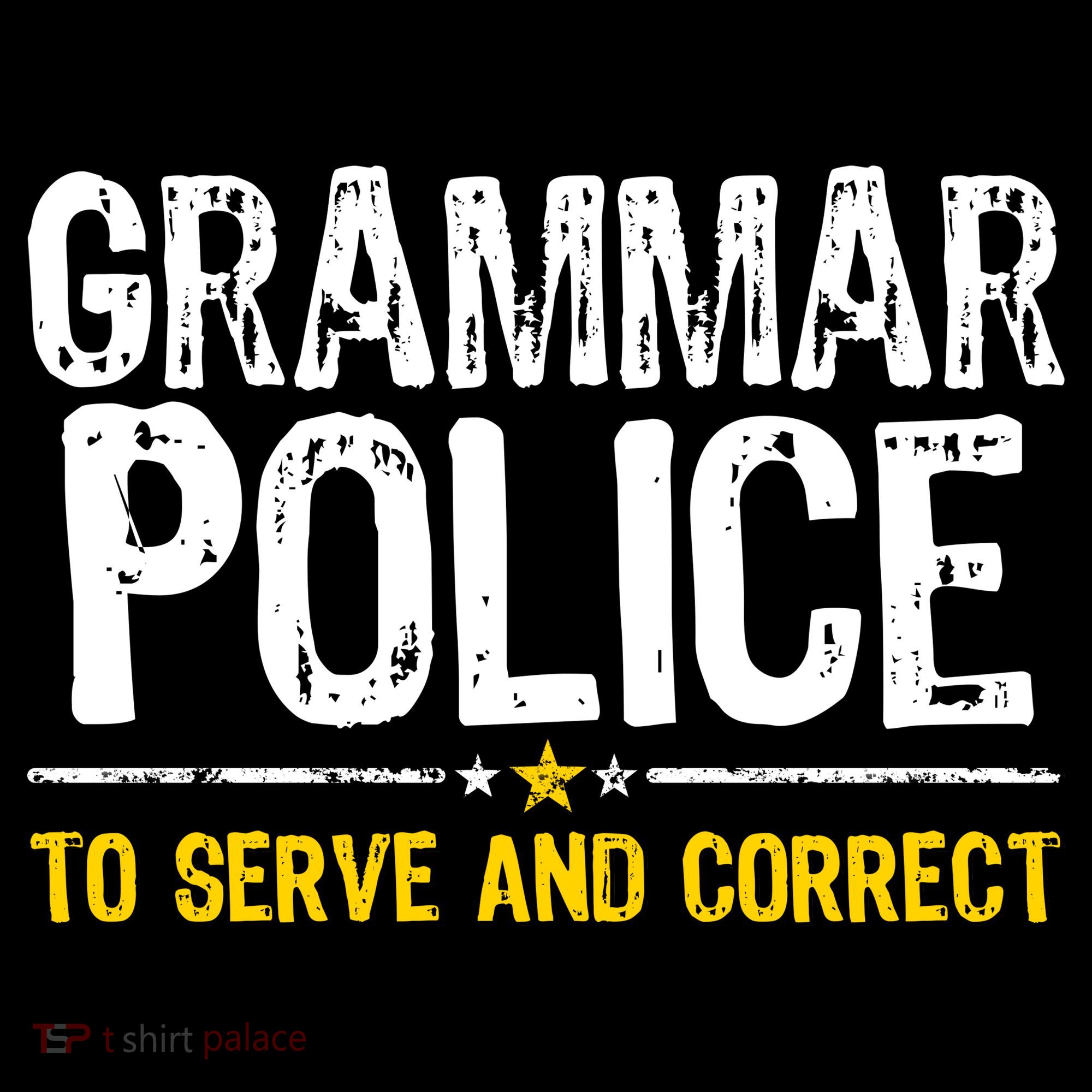 Grammar Police To Serve And Correct Funny Meme Women's Hoodie