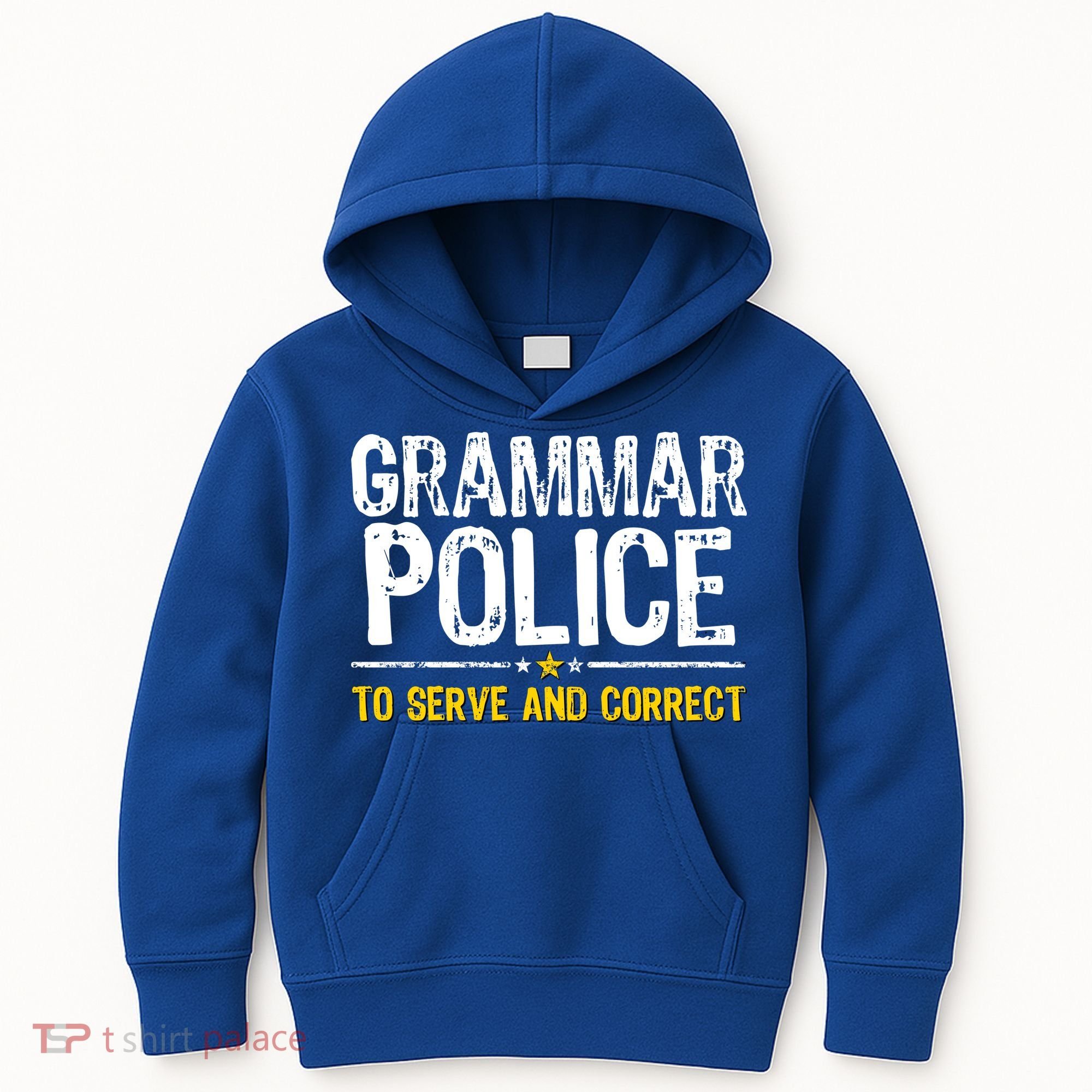 Grammar Police To Serve And Correct Funny Meme Kids Hoodie
