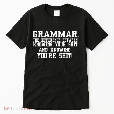 GRAMMAR The Differences Tall T-Shirt