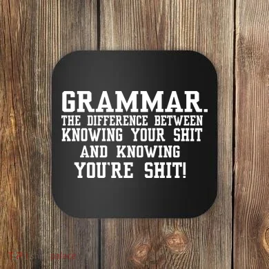 GRAMMAR The Differences Coaster