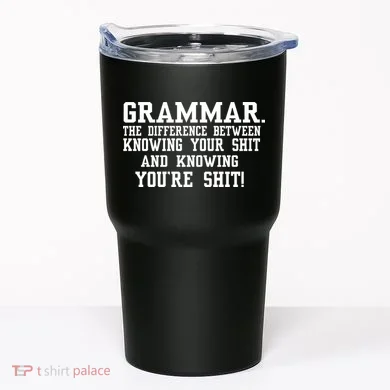 GRAMMAR The Differences Tumbler