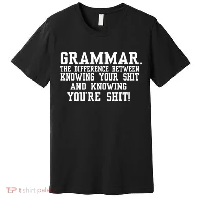 GRAMMAR The Differences Premium T-Shirt