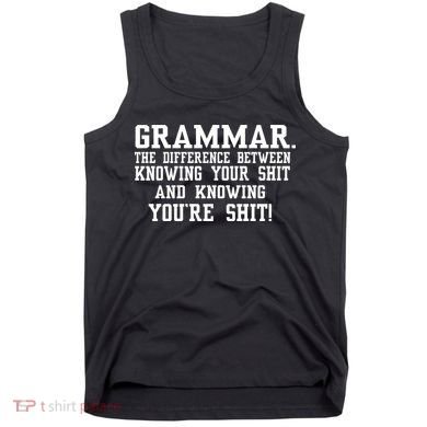 GRAMMAR The Differences Tank Top
