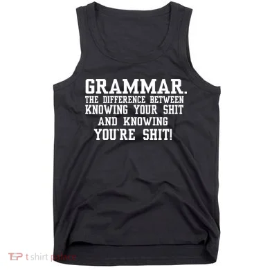 GRAMMAR The Differences Tank Top