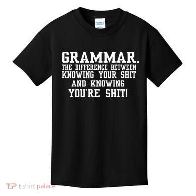 GRAMMAR The Differences Kids T-Shirt
