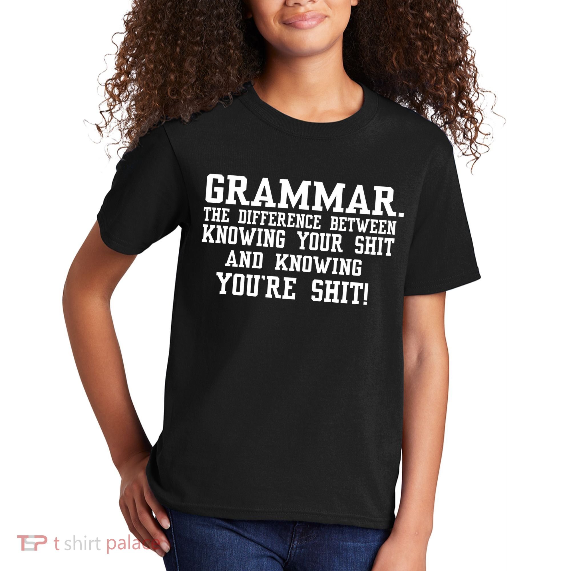 GRAMMAR The Differences Kids T-Shirt