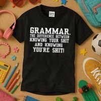 GRAMMAR The Differences Kids T-Shirt thumb 3