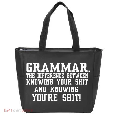 GRAMMAR The Differences Tote Bag