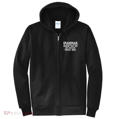 GRAMMAR The Differences Full Zip Hoodie
