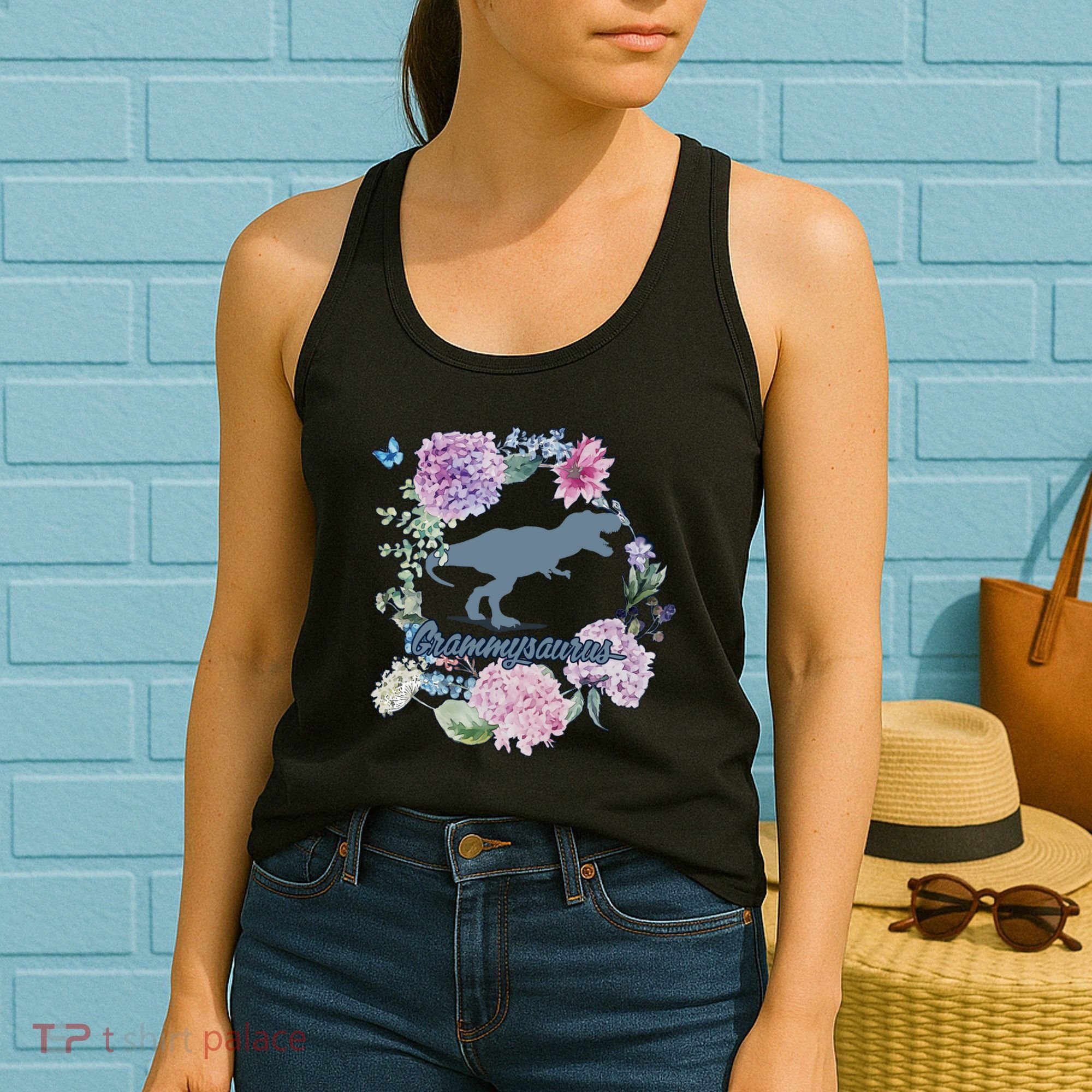Grammysaurus Dinosaur Grammy Saurus Women's Tank Top