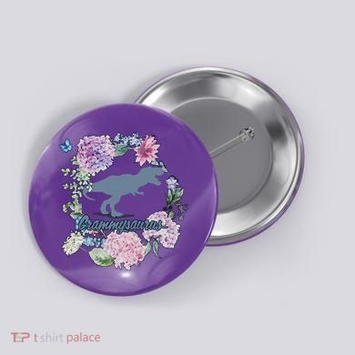 Grammysaurus Dinosaur Grammy Saurus Button