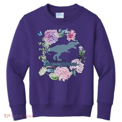 Grammysaurus Dinosaur Grammy Saurus Kids Sweatshirt