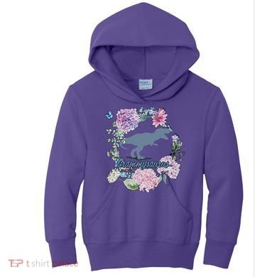 Grammysaurus Dinosaur Grammy Saurus Kids Hoodie