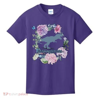 Grammysaurus Dinosaur Grammy Saurus Kids T-Shirt