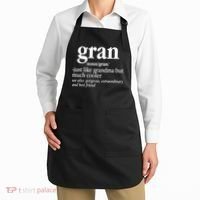 Gran Funny Definition Grandmother Apron thumb 2
