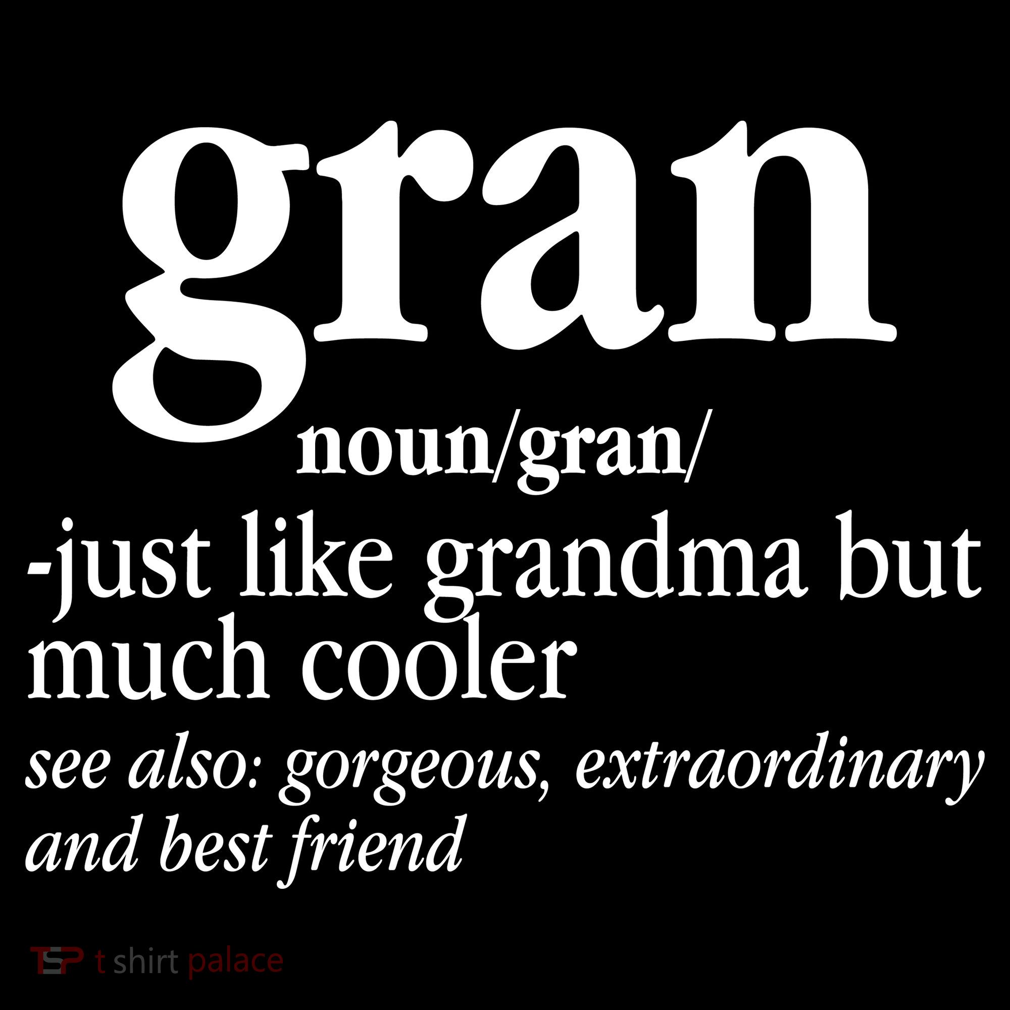 Gran Funny Definition Grandmother Apron