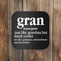 Gran Funny Definition Grandmother Coaster thumb 0