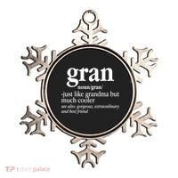 Gran Funny Definition Grandmother Ornament thumb 0