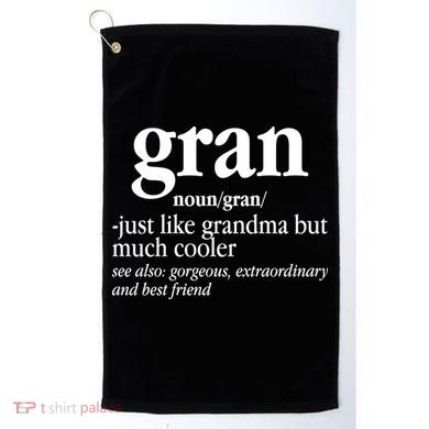 Gran Funny Definition Grandmother Golf Towel