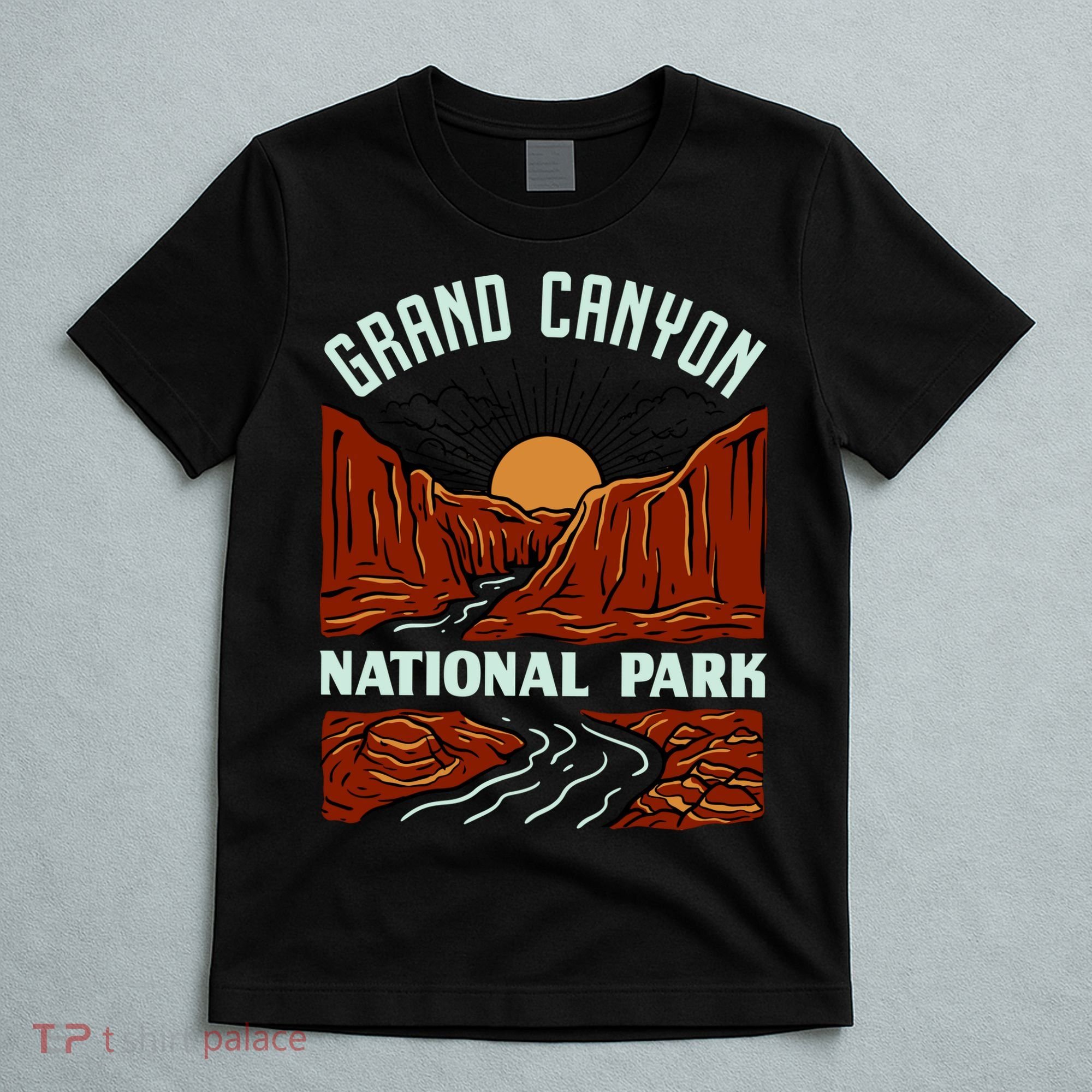 Grand Canyon National Park Illustration T-Shirt