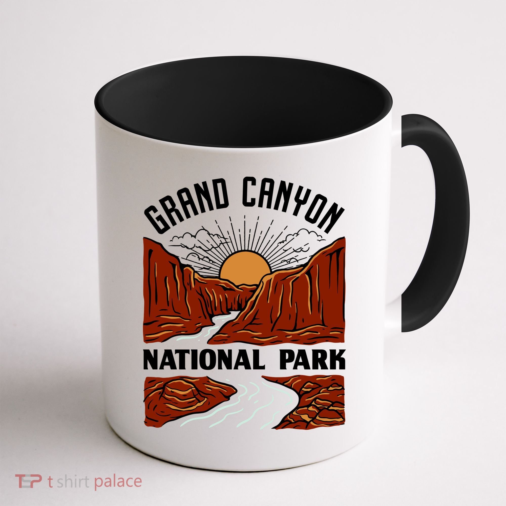 Grand Canyon National Park Illustration Coffee Mug