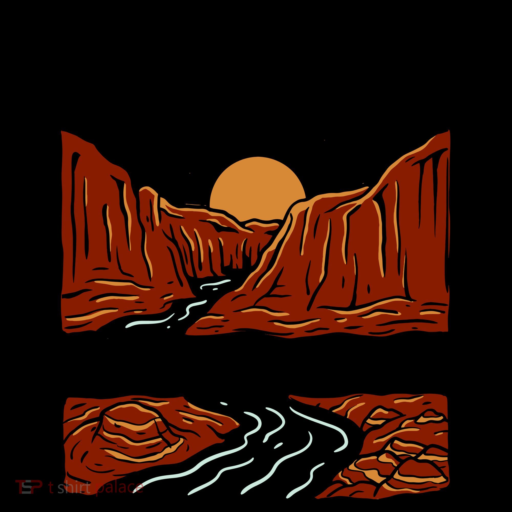 Grand Canyon National Park Illustration Coffee Mug
