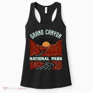 Grand Canyon National Park Illustration Women's Tank Top