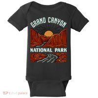 Grand Canyon National Park Illustration Baby Bodysuit thumb 0