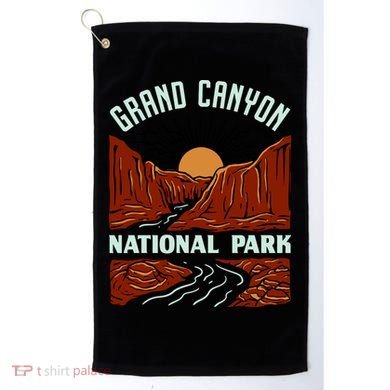 Grand Canyon National Park Illustration Golf Towel