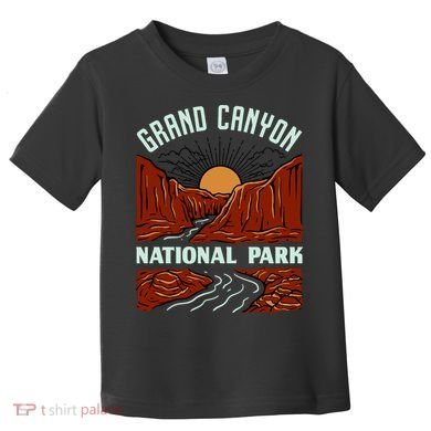 Grand Canyon National Park Illustration Toddler T-Shirt