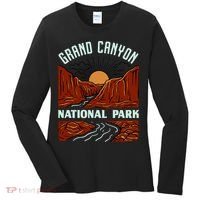 Grand Canyon National Park Illustration Women's Long Sleeve Shirt thumb 0