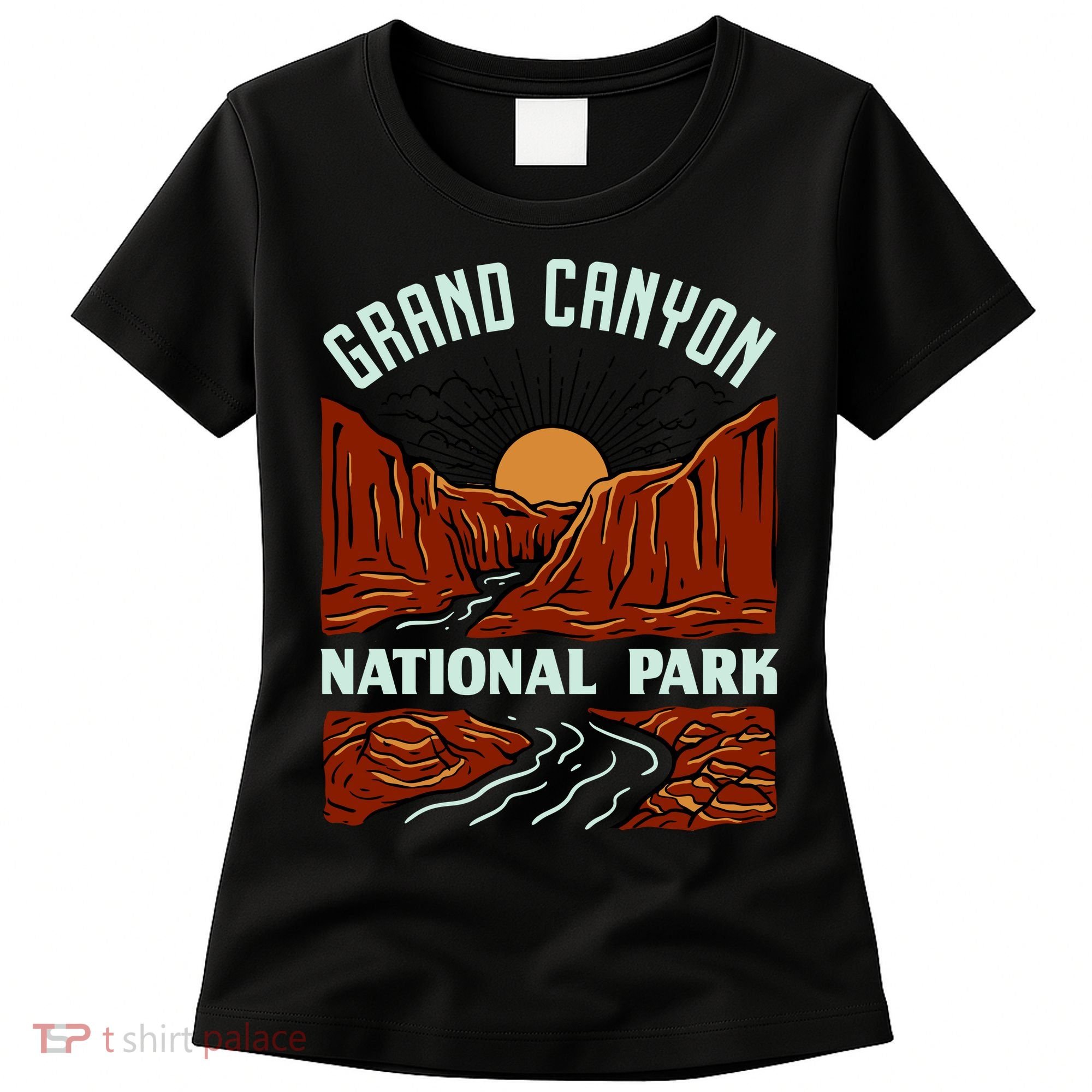 Grand Canyon National Park Illustration Women's T-Shirt