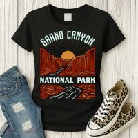 Grand Canyon National Park Illustration Women's T-Shirt thumb 3