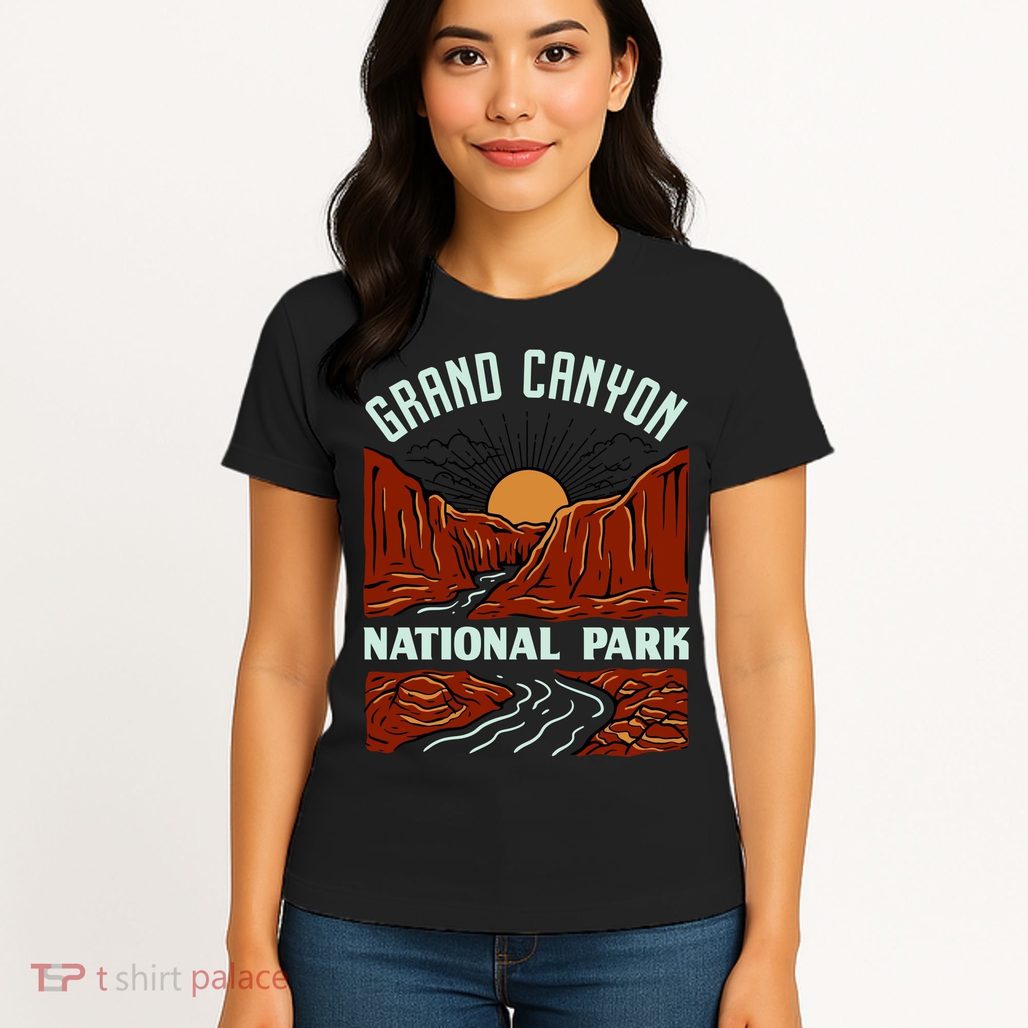 Grand Canyon National Park Illustration Women's T-Shirt