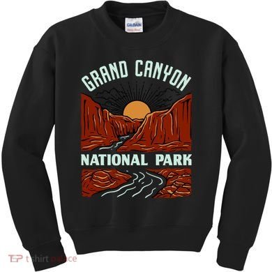 Grand Canyon National Park Illustration Kids Sweatshirt