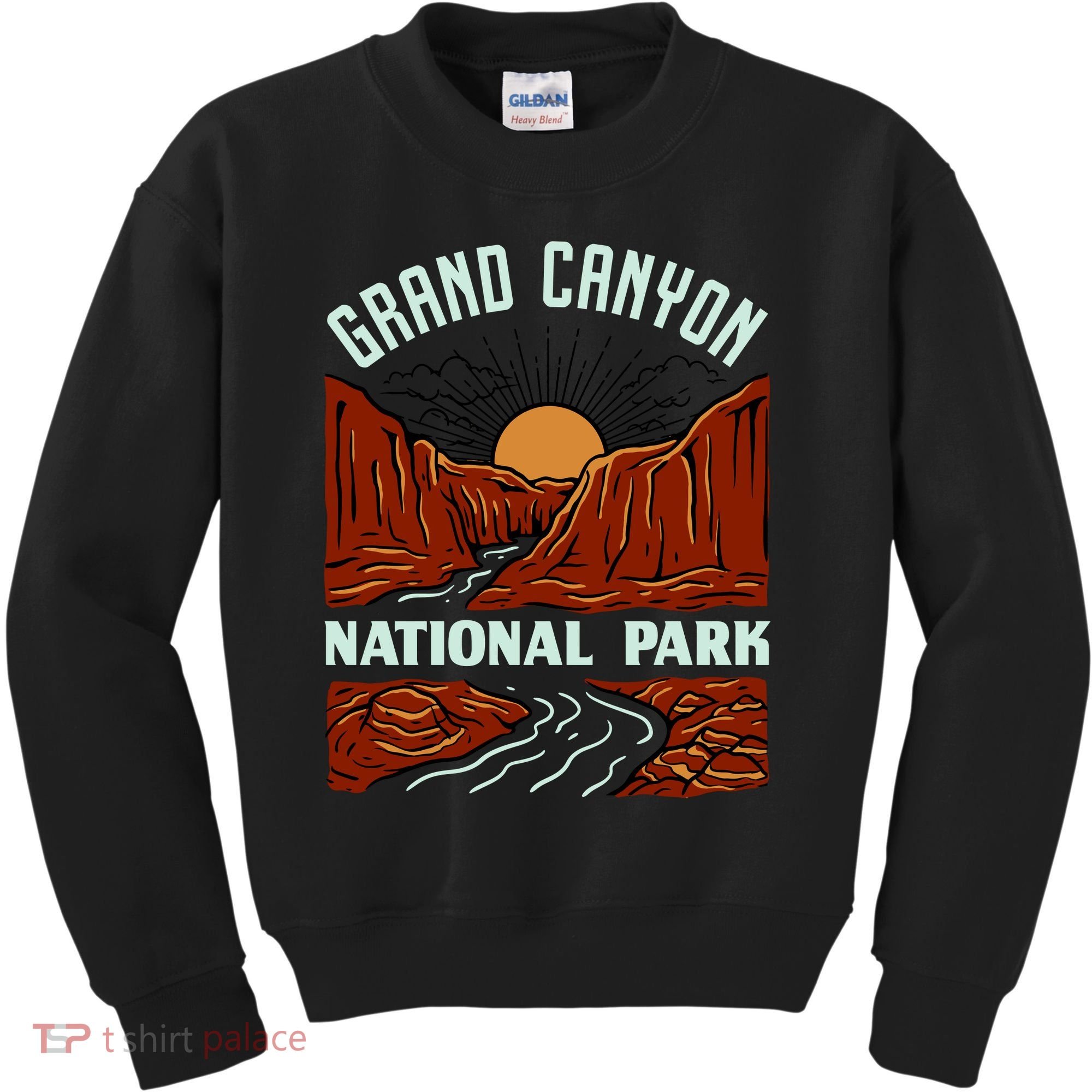 Grand Canyon National Park Illustration Kids Sweatshirt