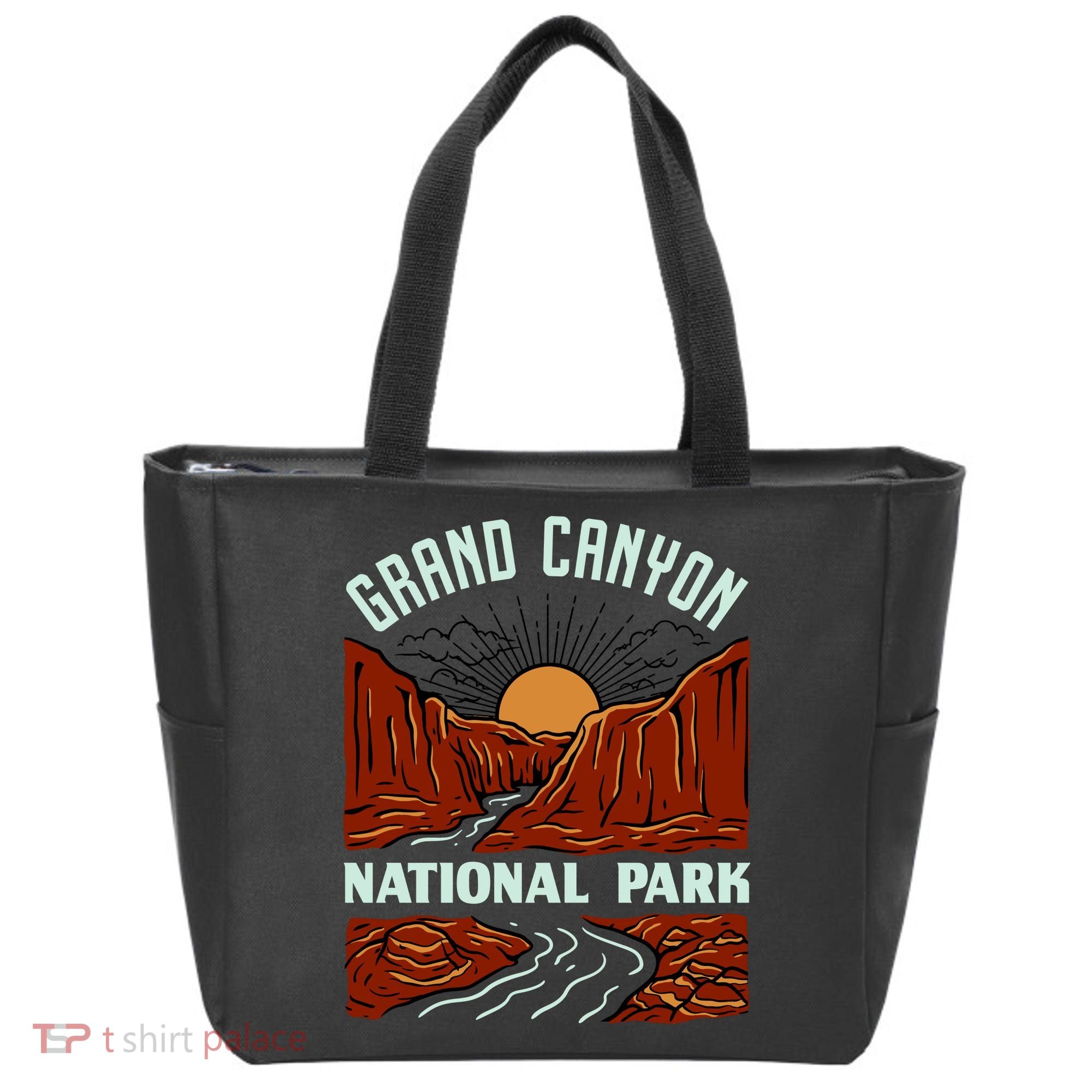 Grand Canyon National Park Illustration Tote Bag