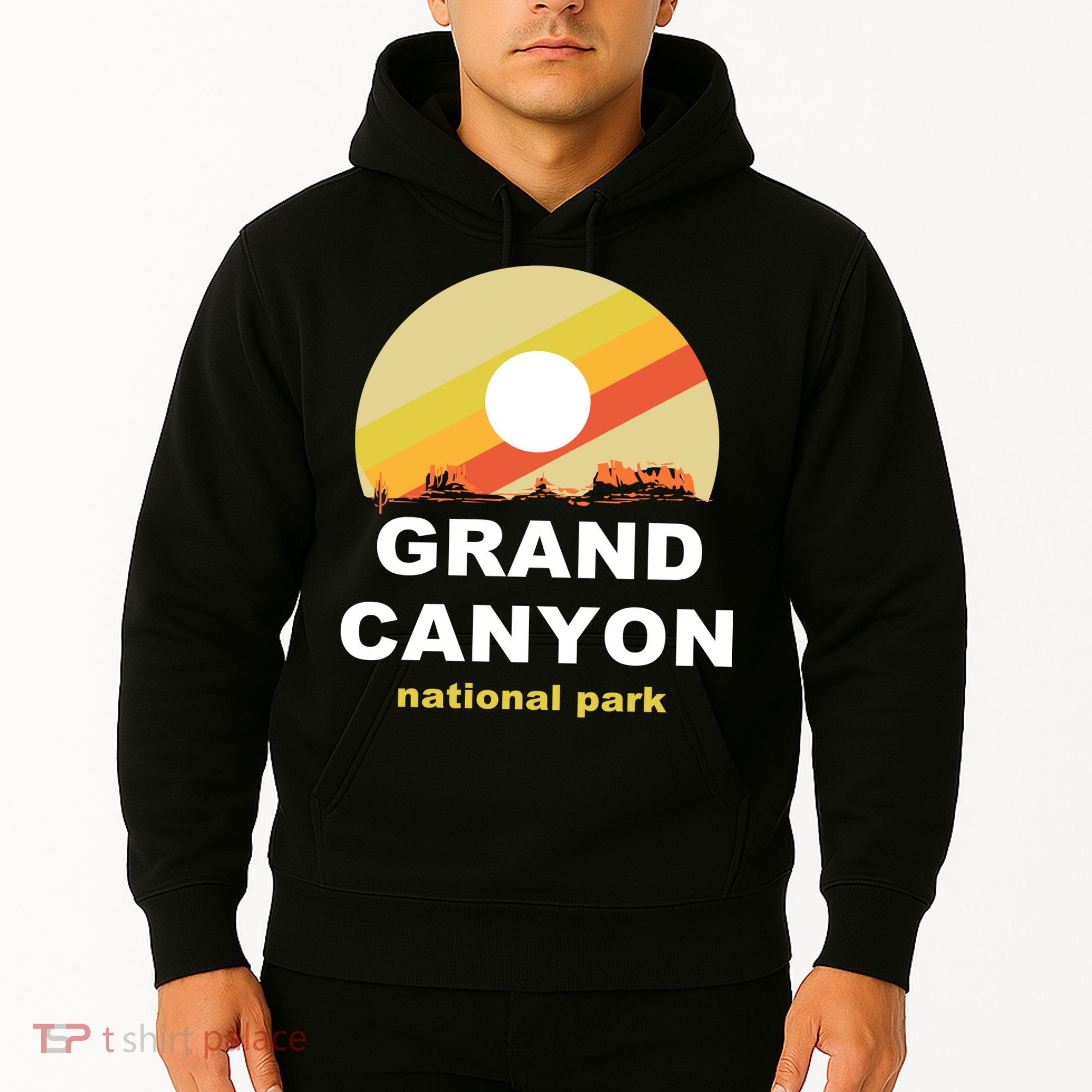 Grand Canyon National Park Retro Logo Hoodie