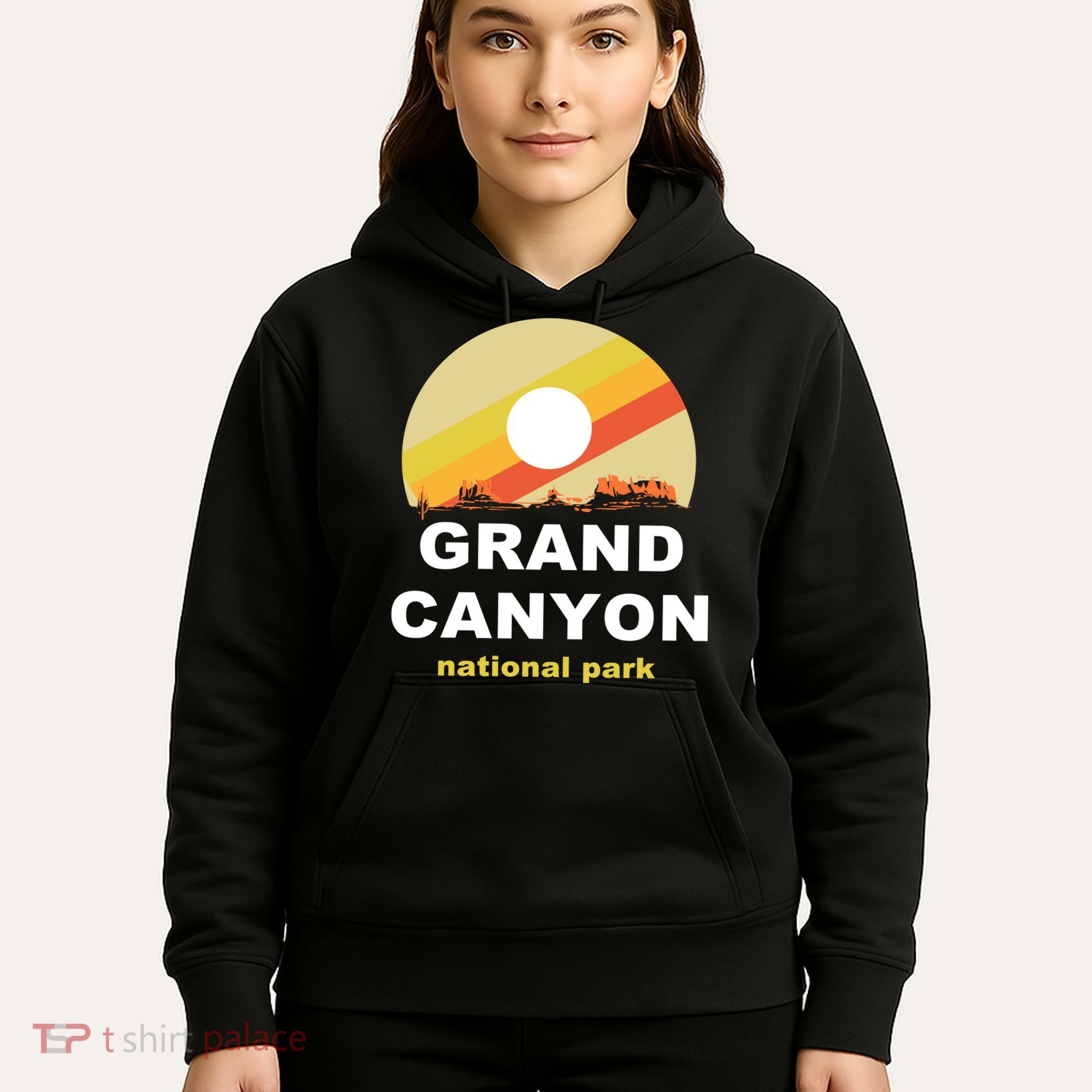 Grand Canyon National Park Retro Logo Hoodie