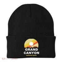 Grand Canyon National Park Retro Logo Beanie thumb 0